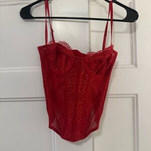 Red Corset Top